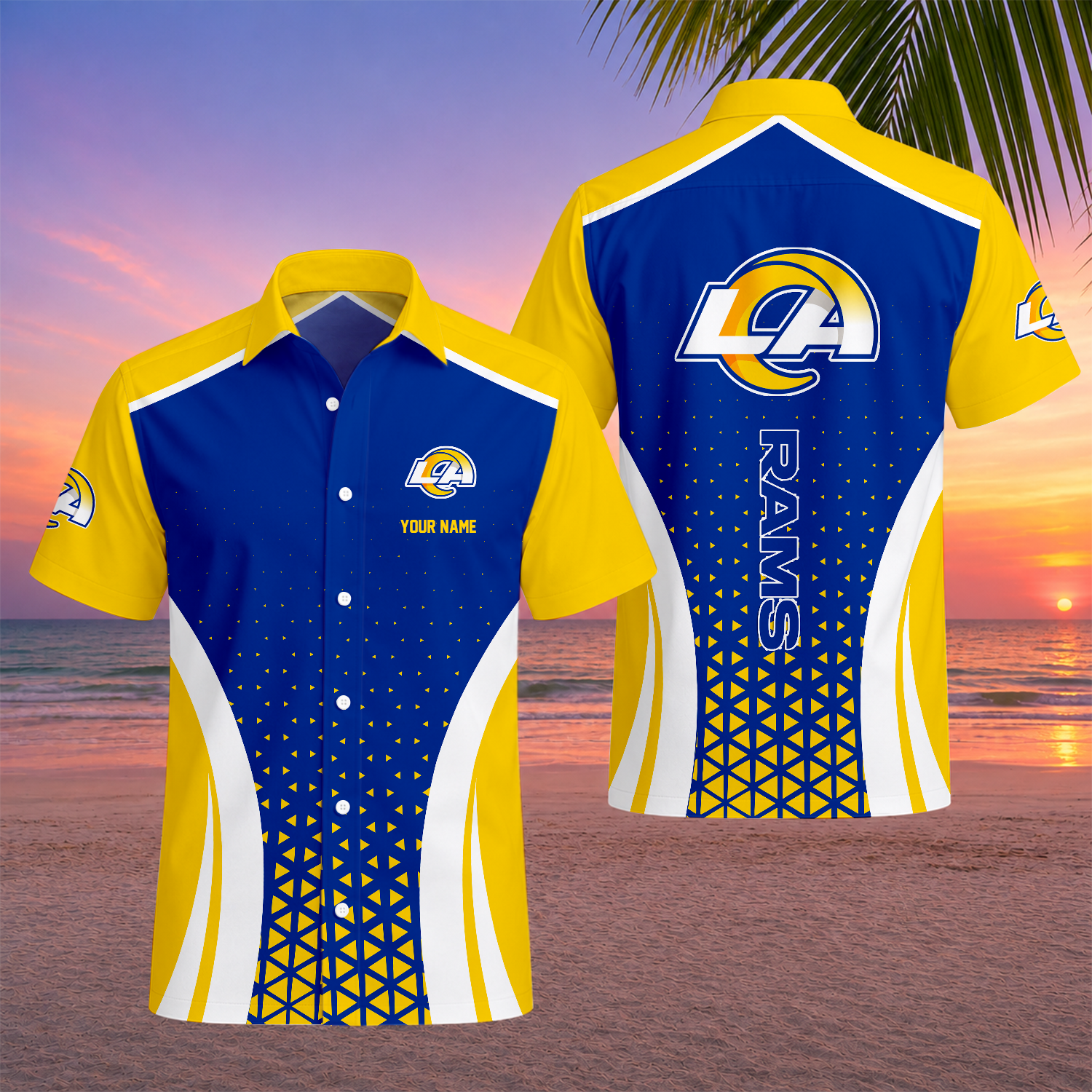 Limited Edition – Customized NFL Los Angeles Rams Unisex Hawaiian Shirt