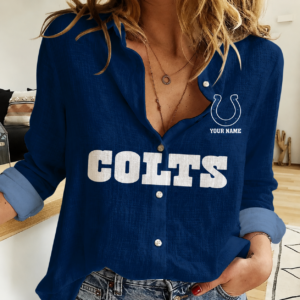 Limited Edition – Customized NFL Indianapolis Colts Women Casual Shirt