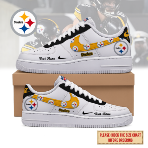 Limited Edition – Customized NFL Pittsburgh Steelers Air Force 1 Shoes