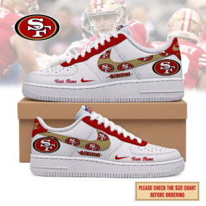 Limited Edition – Customized NFL San Francisco 49Ers Air Force 1 Shoes