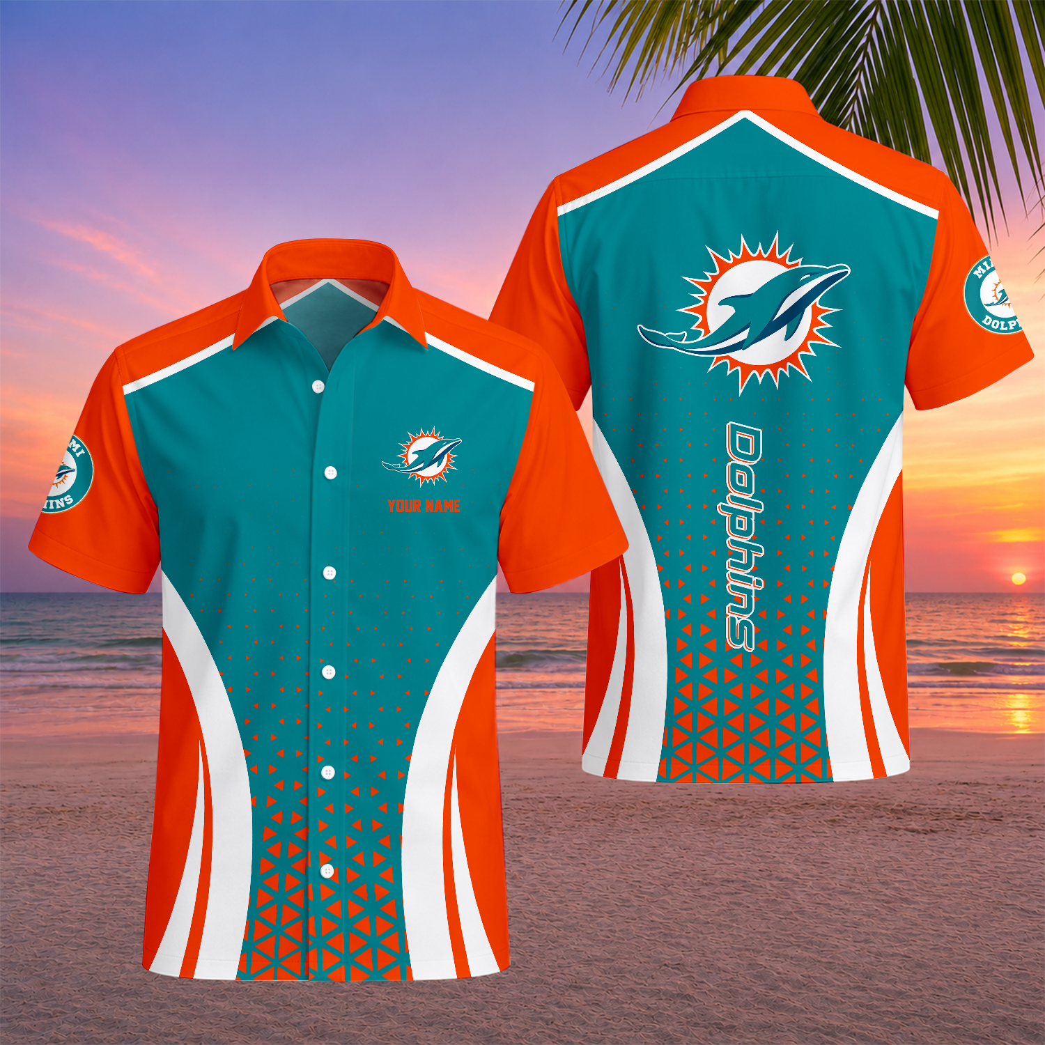 Limited Edition – Customized NFL Miami Dolphins Unisex Hawaiian Shirt