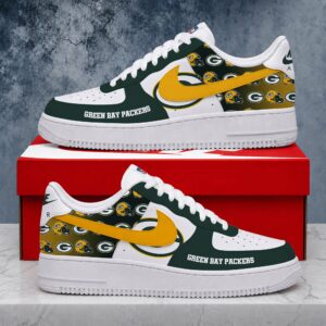 Limited Edition – Customized NFL Green Bay Packers Air Force 1 Shoes