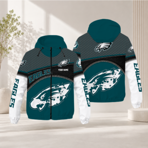 Limited Edition – Customized NFL Philadelphia Eagles Windbreaker Jacket