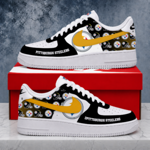 Limited Edition – Customized NFL Pittsburgh Steelers Air Force 1 Shoes