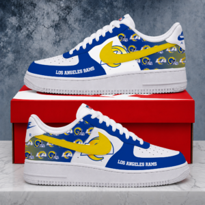 Limited Edition – Customized NFL Los Angeles Rams Air Force 1 Shoes