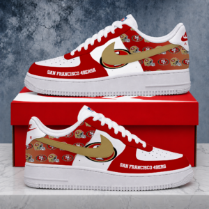 Limited Edition – Customized NFL San Francisco 49Ers Air Force 1 Shoes