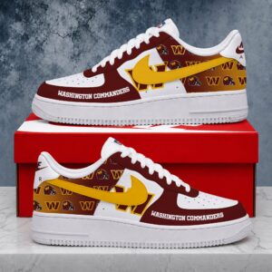 Limited Edition – Customized NFL Washington Commanders Air Force 1 Shoes