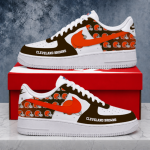 Limited Edition – Customized NFL Cleveland Browns Air Force 1 Shoes