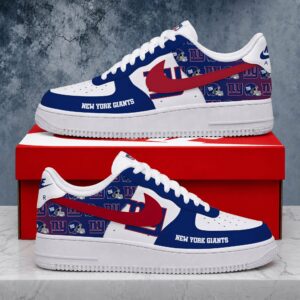 Limited Edition – Customized NFL New York Giants Air Force 1 Shoes