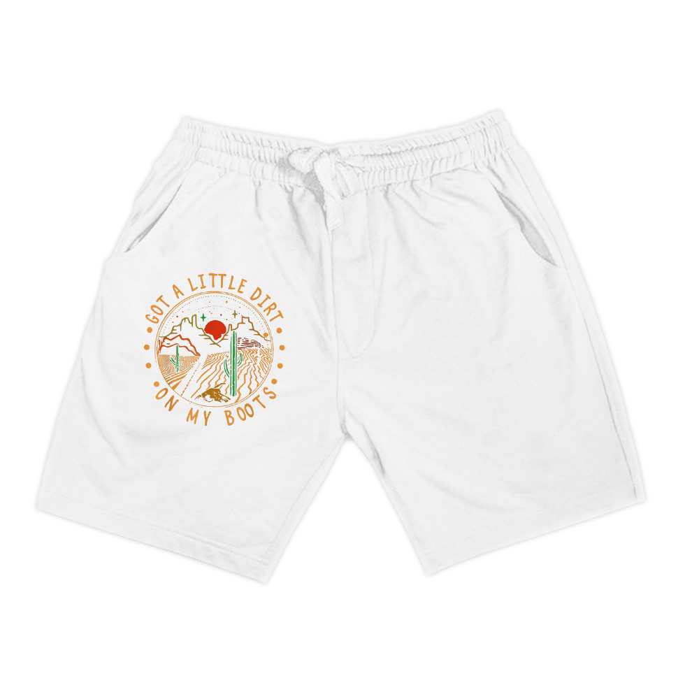 Got A Little Dirt On My Boots Mountains West Cactus Road Shorts - Image 3