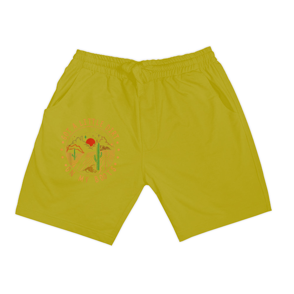 Got A Little Dirt On My Boots Mountains West Cactus Road Shorts - Image 6