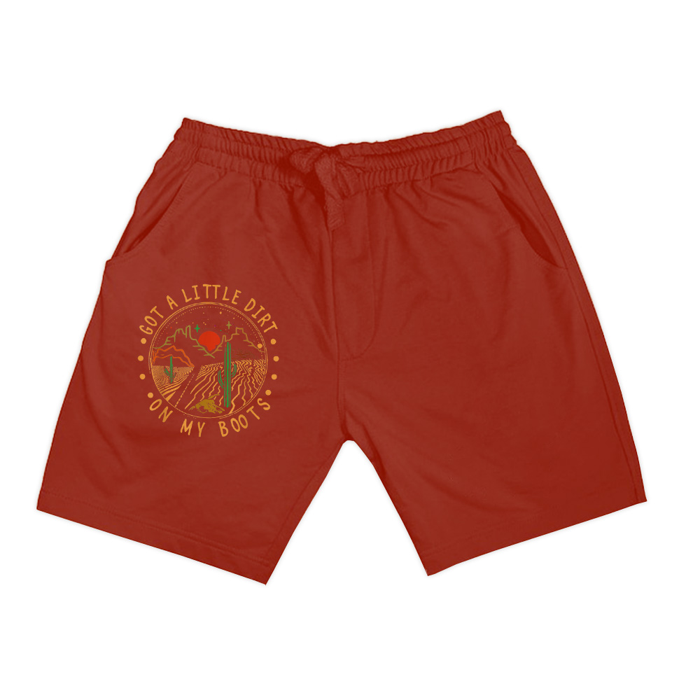 Got A Little Dirt On My Boots Mountains West Cactus Road Shorts - Image 7