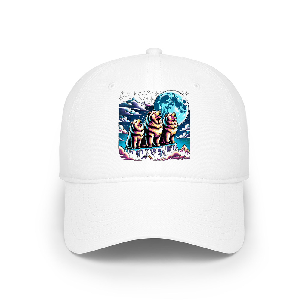 Howling At The Moon Chow Chow Dog Cap - Image 3