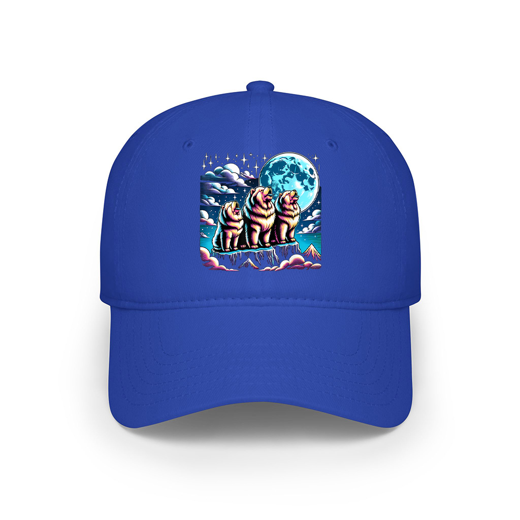 Howling At The Moon Chow Chow Dog Cap