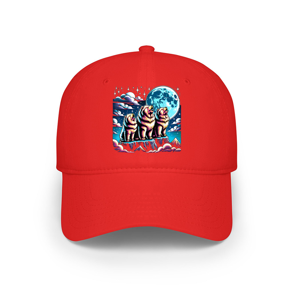 Howling At The Moon Chow Chow Dog Cap - Image 5