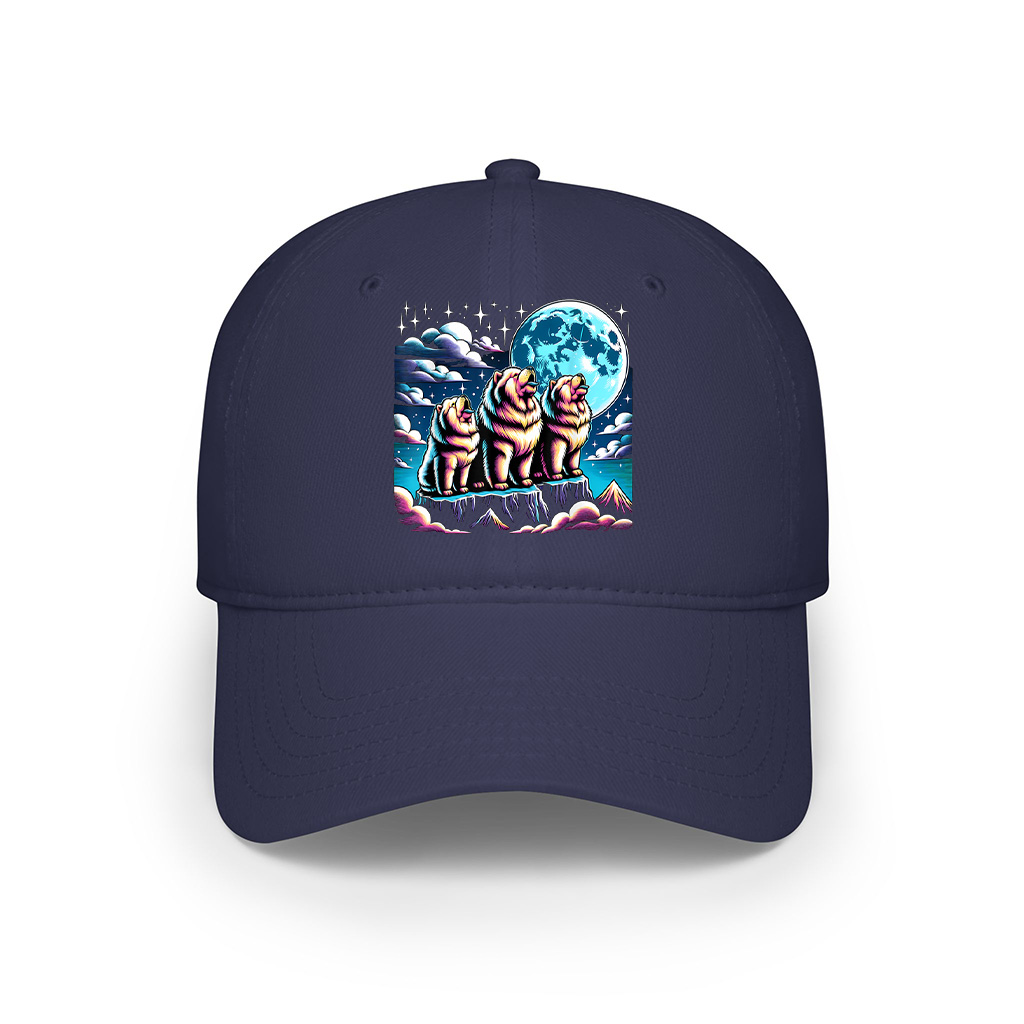 Howling At The Moon Chow Chow Dog Cap - Image 6