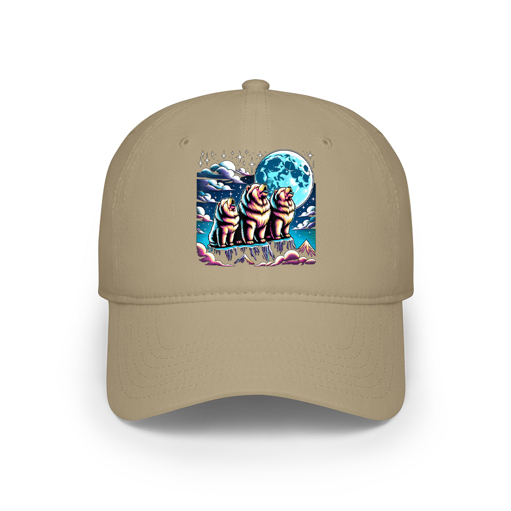 Howling At The Moon Chow Chow Dog Cap - Image 8