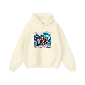Howling At The Moon Chow Chow Dog Hoodie