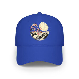 Japanese Cherry Blossom Moon Vintage Sakura Cap