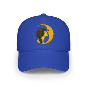 Kiss The Man On The Moon Vintage Art Celestial Gift Cap