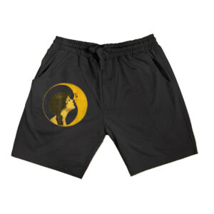 Kiss The Man On The Moon Vintage Art Celestial Gift Shorts
