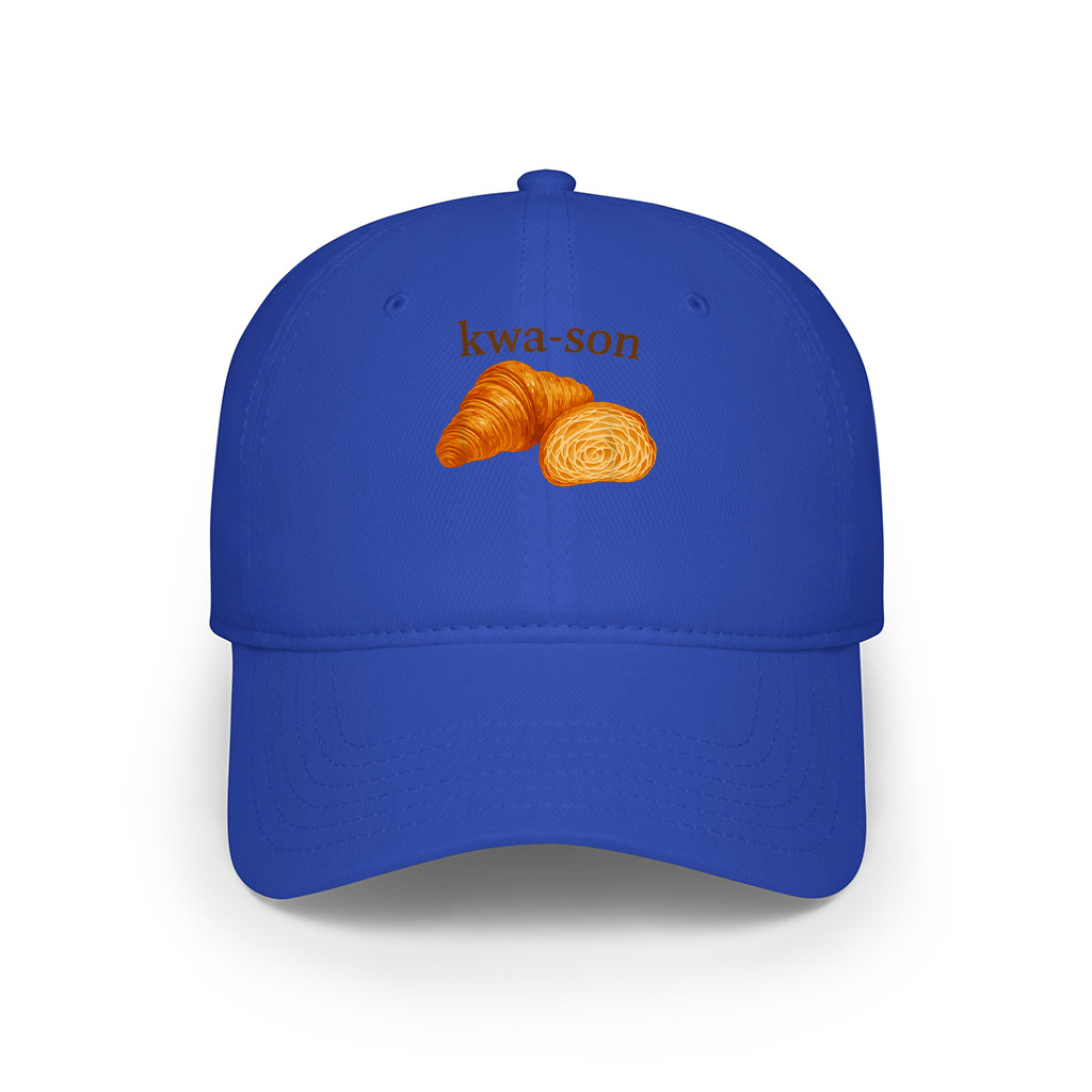 Kwa Son Funny Croissant Lover French Food Joke Cap