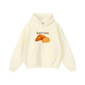 Kwa Son Funny Croissant Lover French Food Joke Hoodie