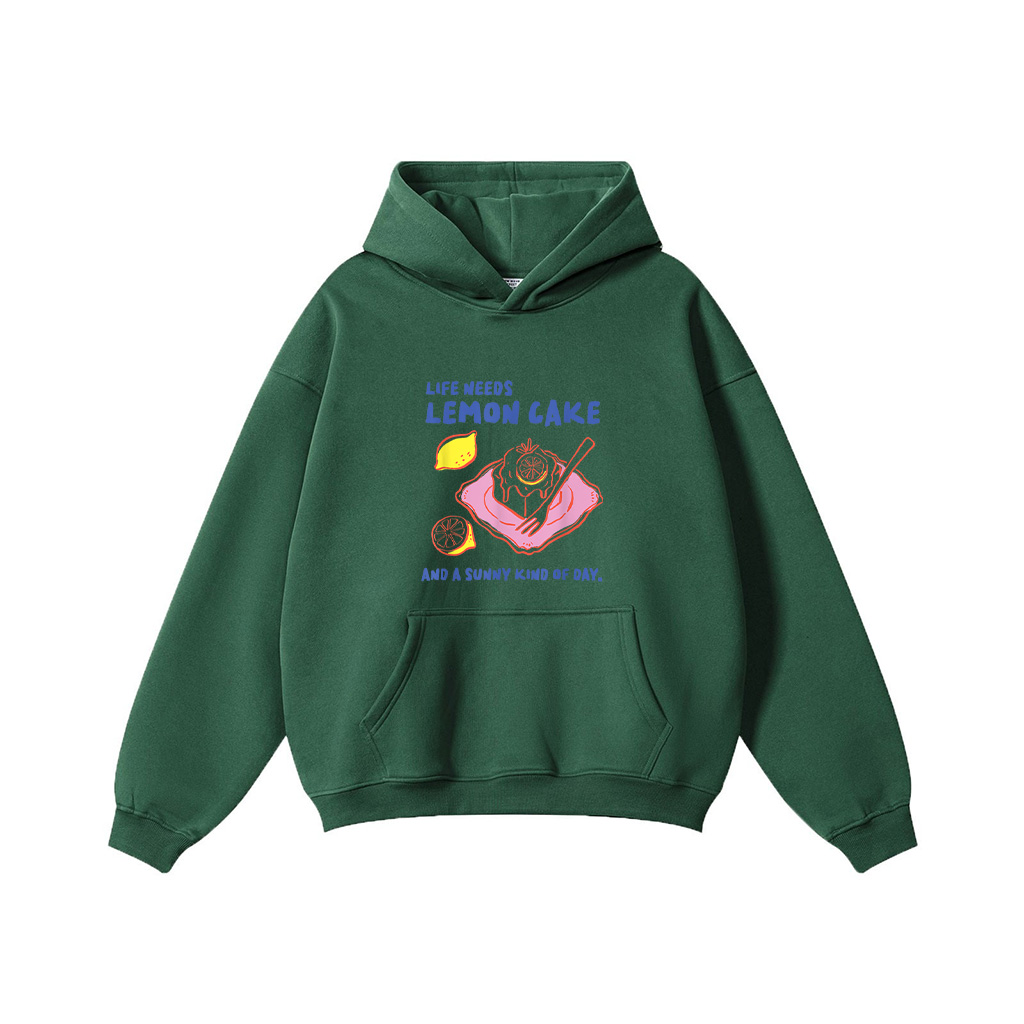 Life Needs Lemon Cake And A Sunny Kind Of Day Retro Dessert Hoodie - Image 4