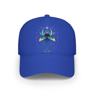 Luna Moth Aesthetic, Celestial Moth Vintage Crescent Moon Cap