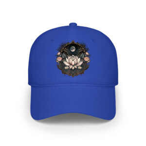 Moon Yoga Meditation Lotus Flower On Celestial Lunar Lotus Cap