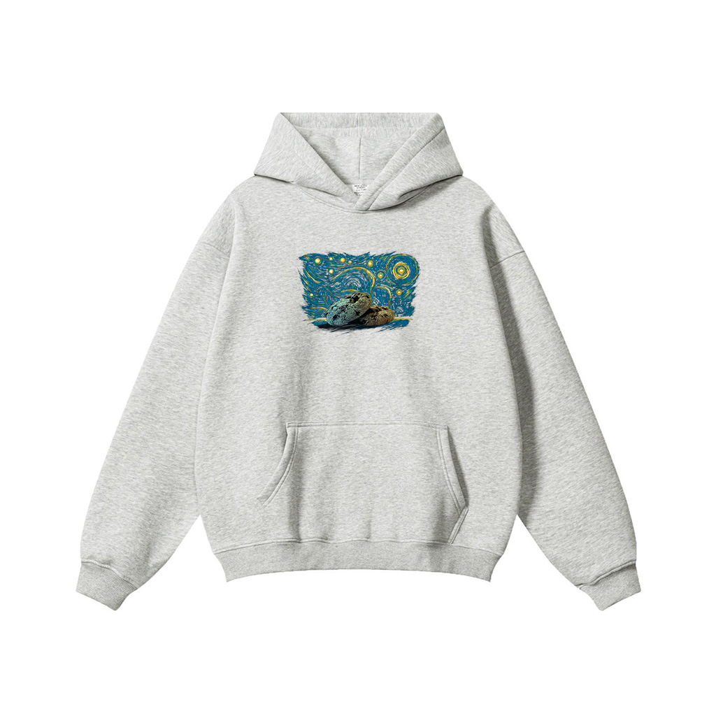 Retro Vintage Starry Night Style Cookies Hoodie - Image 5