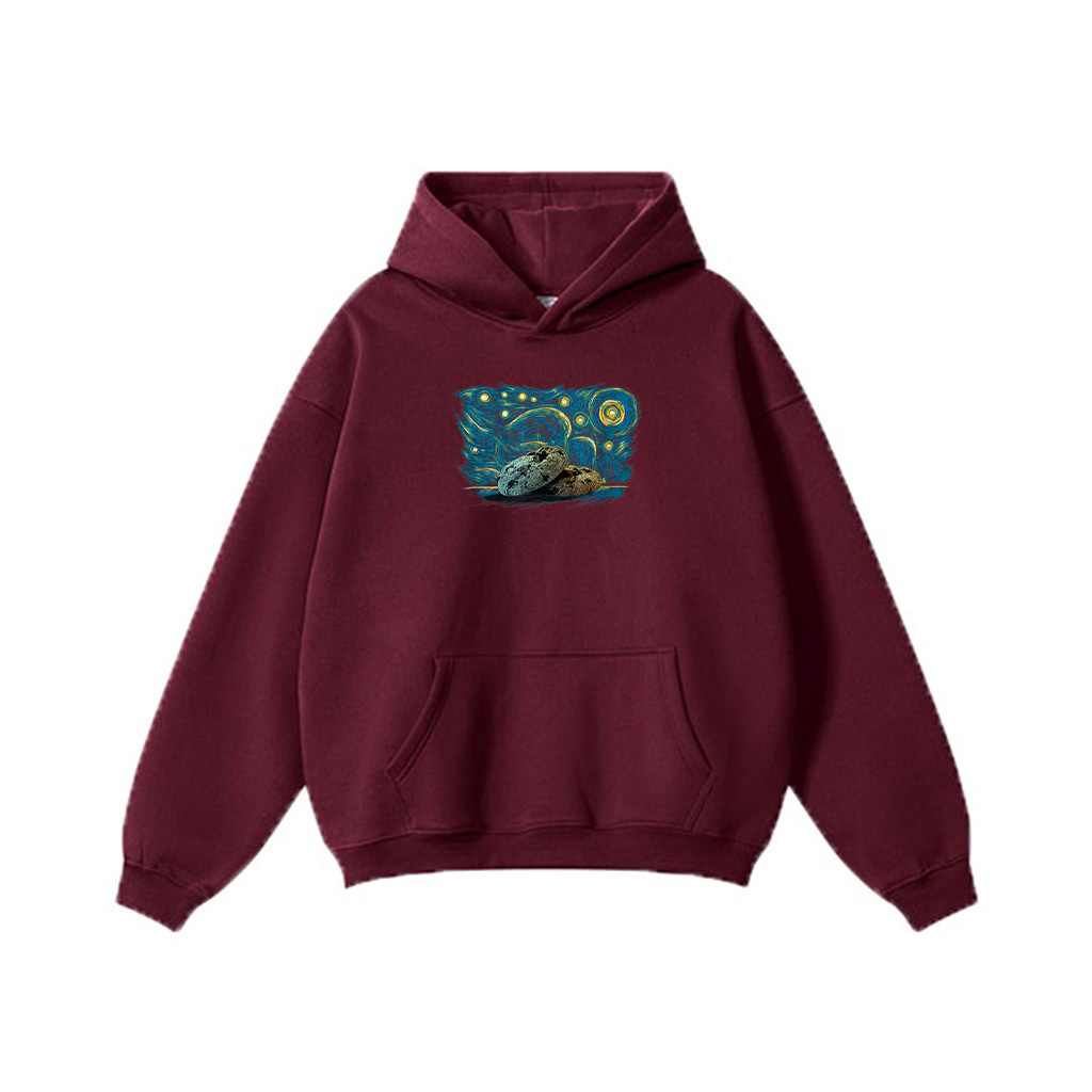 Retro Vintage Starry Night Style Cookies Hoodie - Image 7