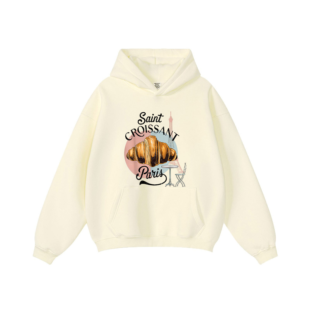 Saint Croissant Paris Hoodie