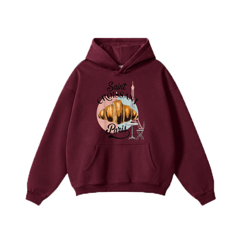Saint Croissant Paris Hoodie - Image 7