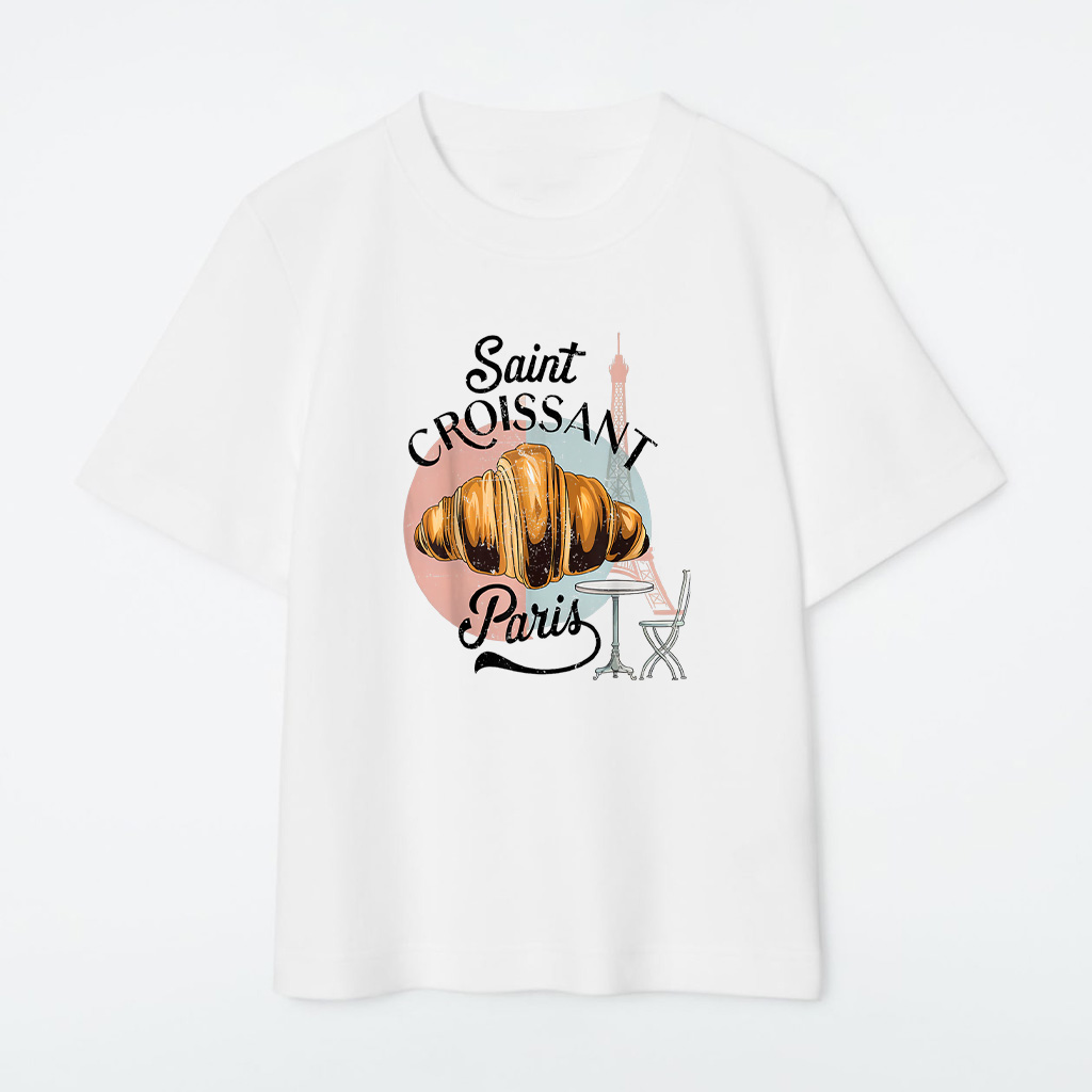 Saint Croissant Paris T-Shirt - Image 3