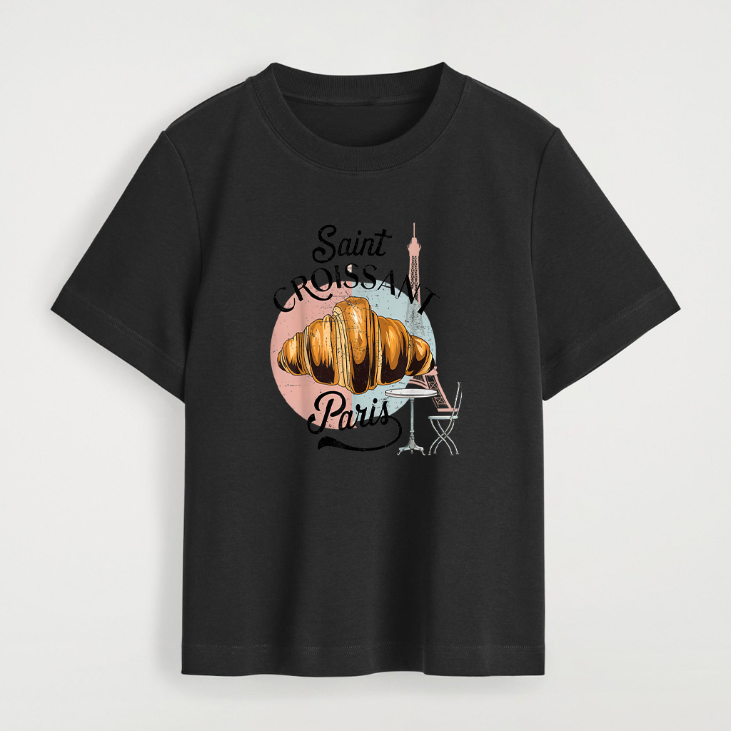Saint Croissant Paris T-Shirt - Image 4