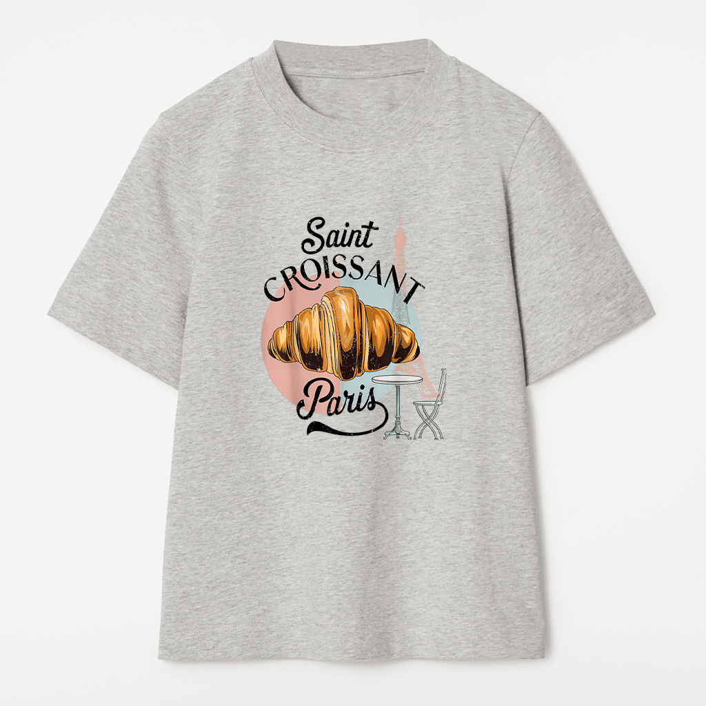 Saint Croissant Paris T-Shirt - Image 6