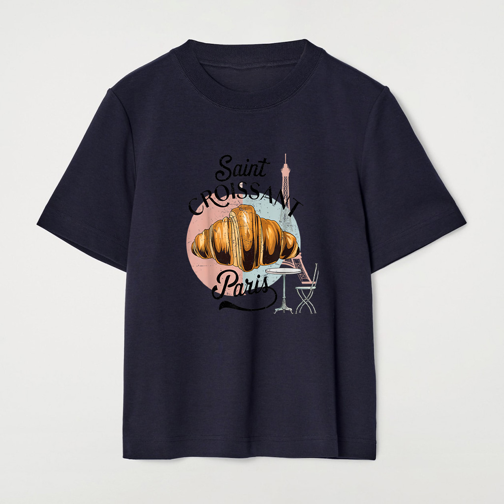 Saint Croissant Paris T-Shirt - Image 7