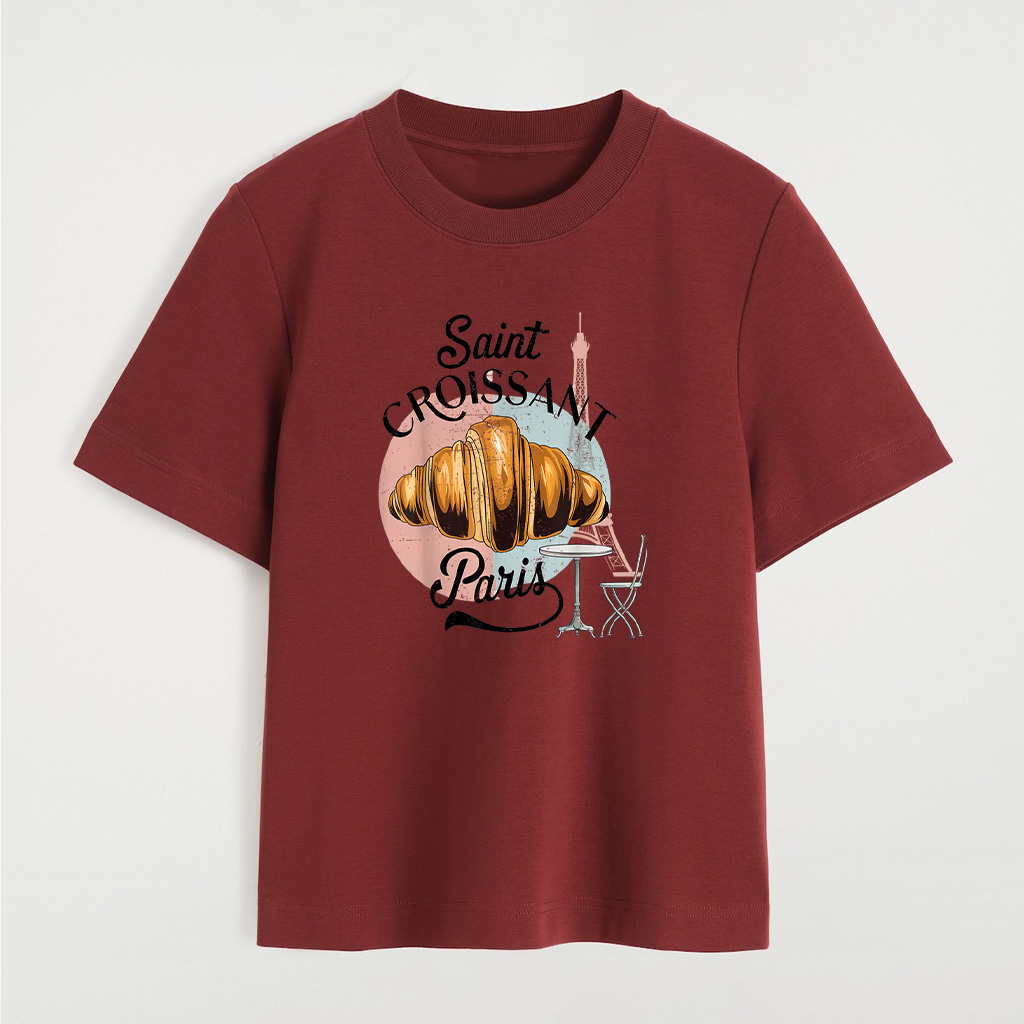Saint Croissant Paris T-Shirt - Image 8