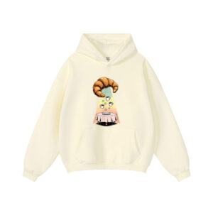UFO Croissant Coffee Caffeine Croissants Hoodie