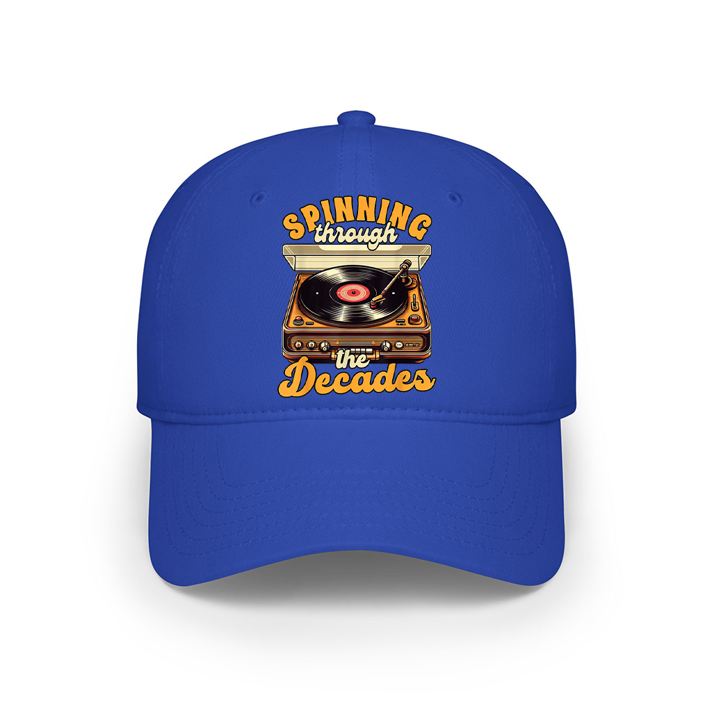 Vinyl Record Collector Spinning Through Decades Music Lover Cap
