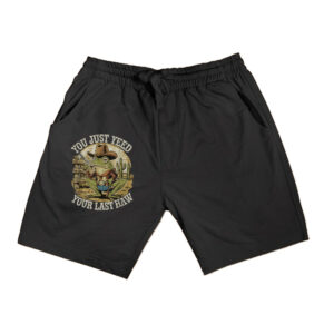 You Just Yee’d Your Last Haw Funny Vintage Cowboy Frog Shorts